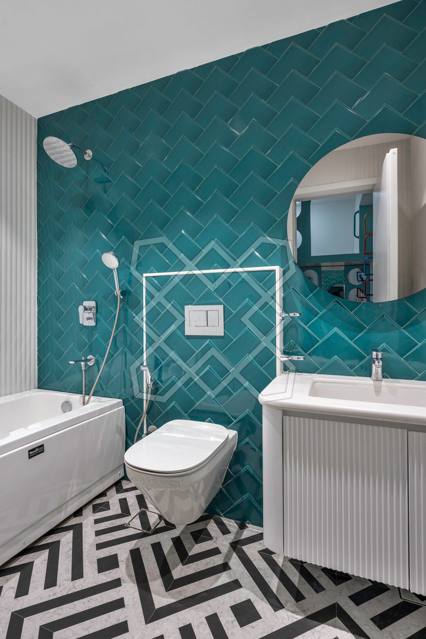 A bathroom at Piramal Avyan
