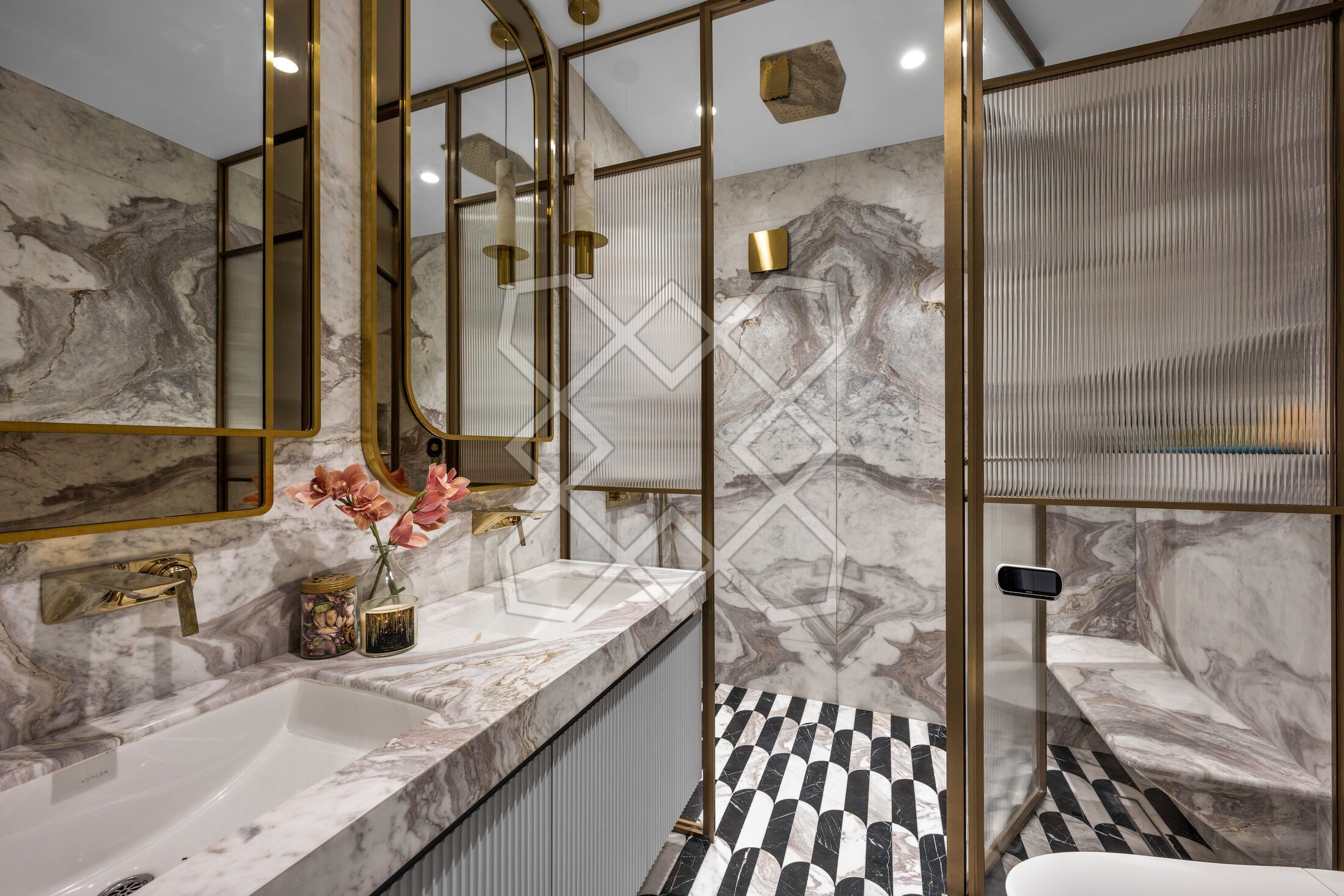 A bathroom at Piramal Avyan