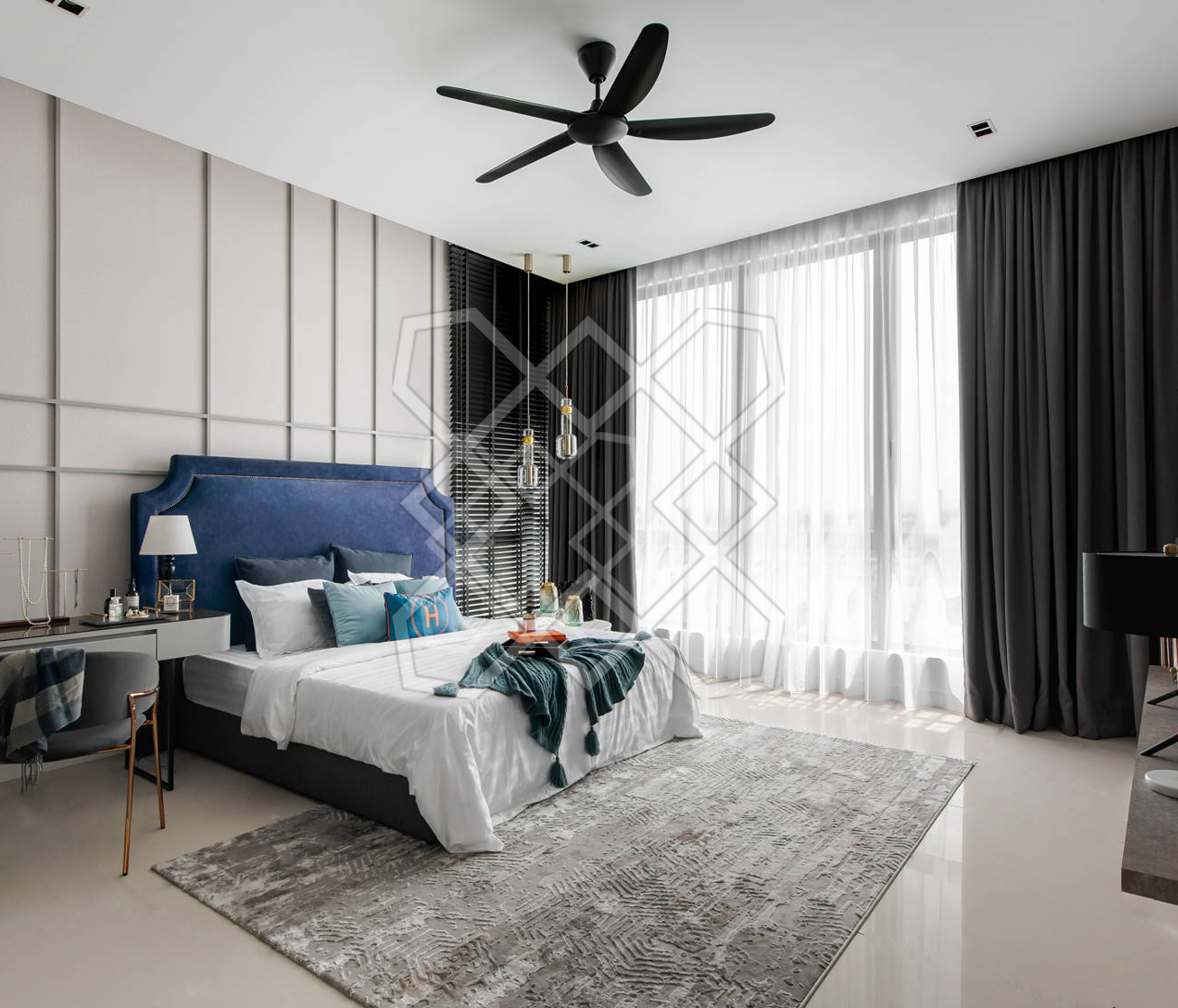A bedroom at A Marvelous Duplex