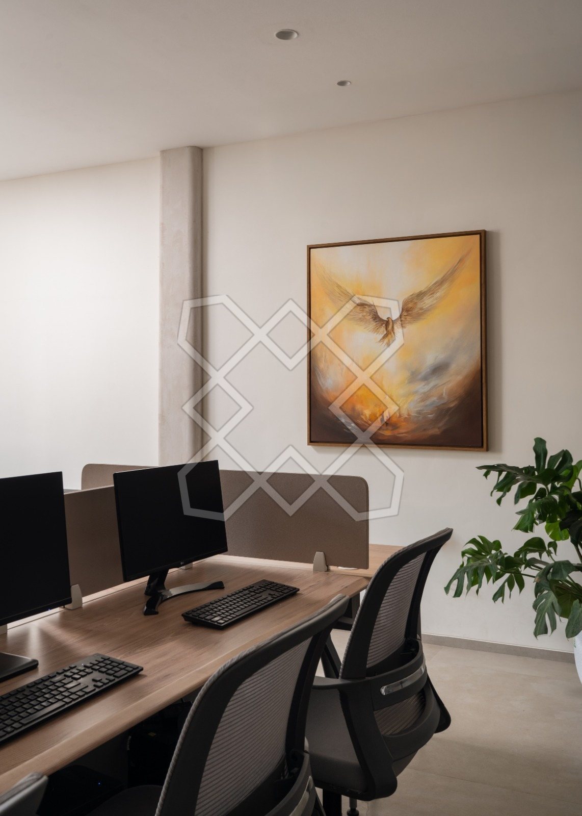 A workstation at The Genesis
