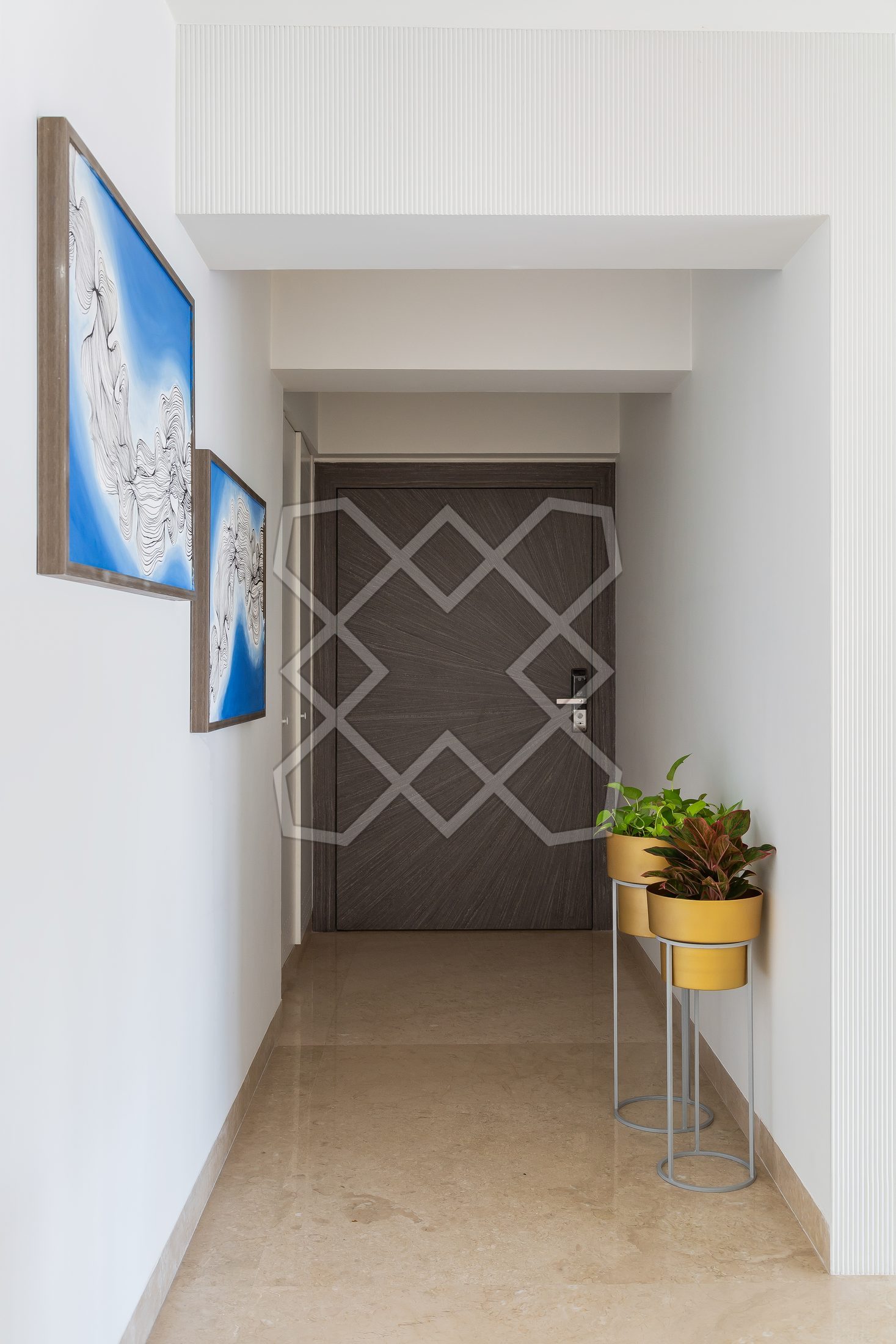 The entrance corridor at The Eternal Solace