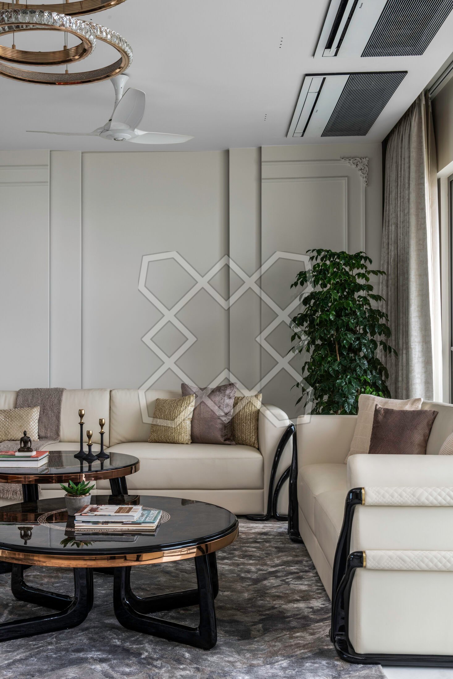 The formal living room at A Still Summit